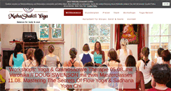Desktop Screenshot of mahashakti-yoga.de